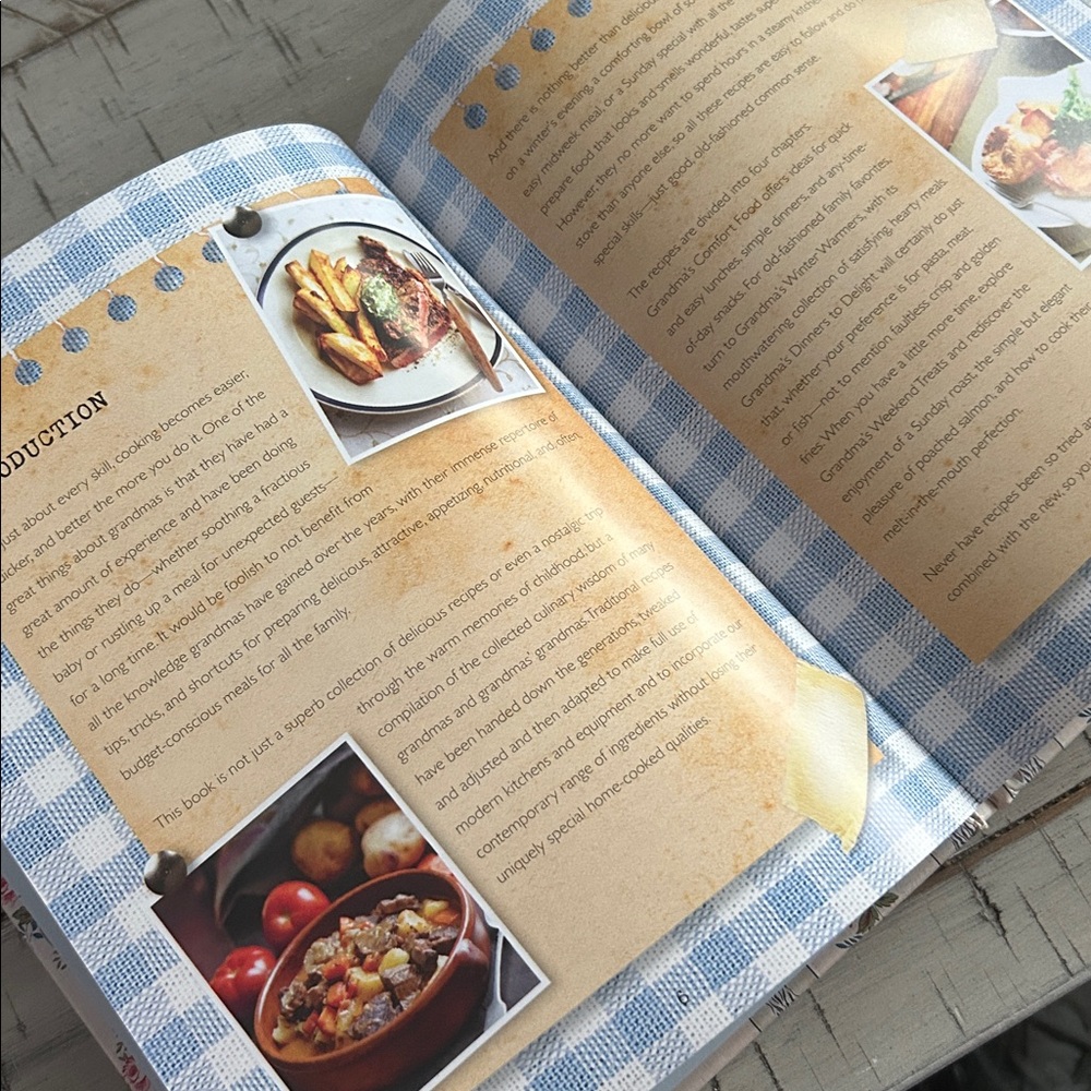Grandma's Family Meals Hardcover Cookbook Recipes From Grandma’s Kitchen - Picture 7 of 8